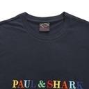 PAUL &amp; SHARK 男士彩色字母LOGO T恤